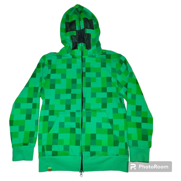 MAD Engine Jackets & Coats Minecraft Creeper Hoodie Jacket By Jinx